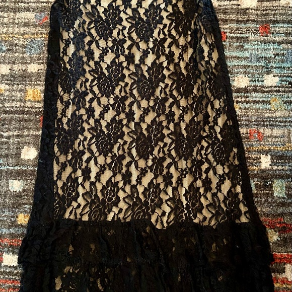 Karen Kane Black Lace Dress with attachCream underlay. Women’s size Medium. - Picture 2 of 6